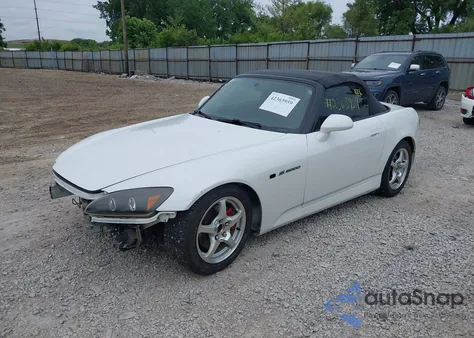 2000 Honda S2000 из США, поврежденный, VIN JHMAP1146YT004909